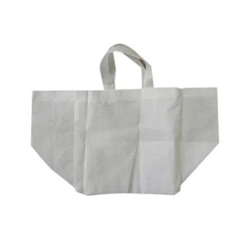 White Cloth Bakery Bag - 9x9x10 Inches | Customizable, Soft Texture, Spacious Interior, Machine Washable, Versatile Use, Comfortable Handles