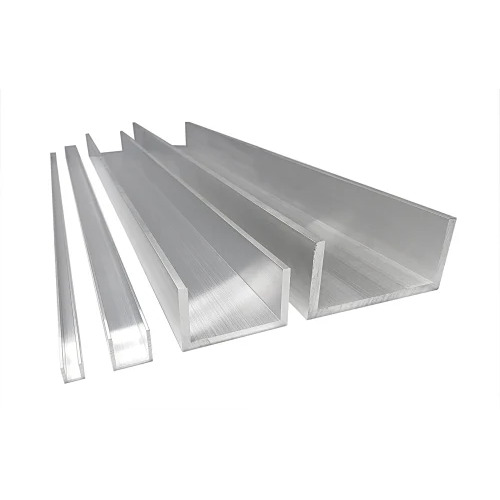 Aluminium Channel - Rectangular Shape, Silver Color | Lightweight, Corrosion-Resistant, Versatile for Framing and Structural Applications