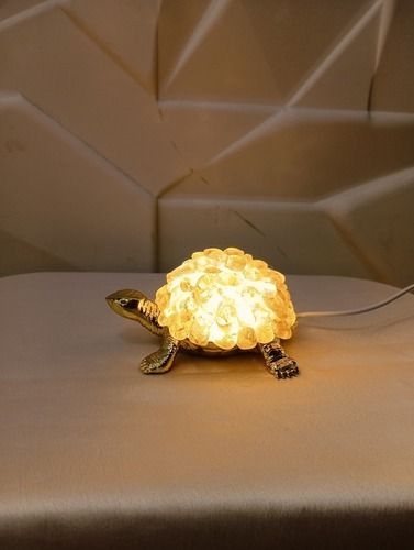 Aluminum Turtle Table Lamp - Color: All