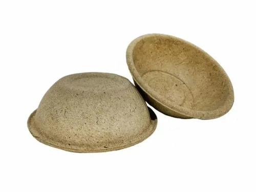 Ambassador Bio-Degradable Crop Residue Bowl - Paper Material, 8 oz Size, Brown Color | Eco Friendly, Disposable Event and Party Supplies
