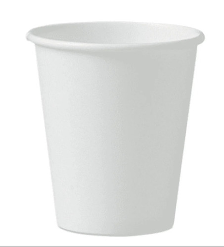 Ambassador Disposable Plain Paper Cups - Eco Friendly, White Color | Ideal for Event and Party Supplies, Made from Sustainable Paper Material