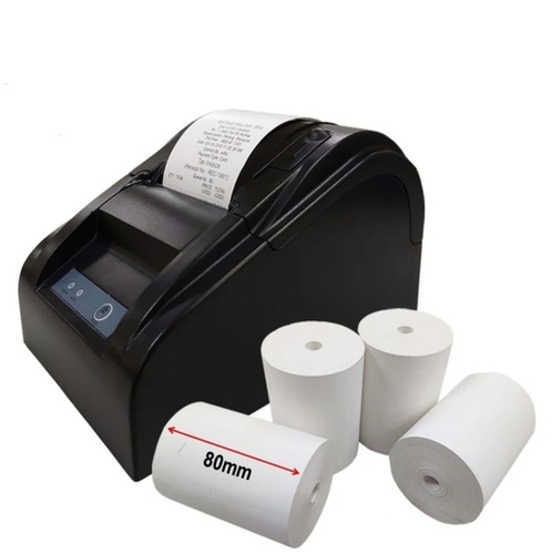 Atm Roll - Thermal Paper | Compact Size, Smooth Texture, Tear-resistant, Quick Printing, Eco-friendly, Smudge-resistant, Cost-effective, Clear Printout