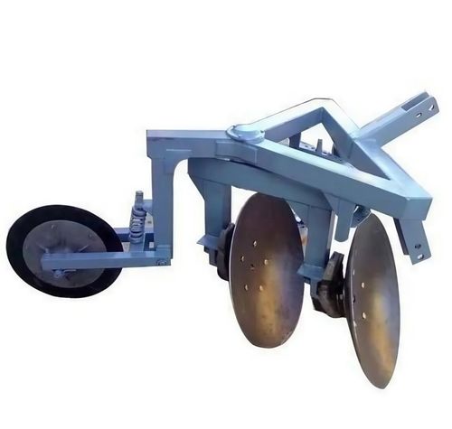 Automatic Disc Plough - Stainless Steel, Blue and Black | Heavy-Duty, Durable Discs, Adjustable Depth, Reliable Design, Low Maintenance