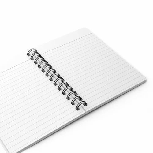 Customized Notebook - Laminated Paper Hard Cover, A5 Size, Wire Bound Design | Customizable Bright Pages, Eco-friendly, Ideal For Corporate Gifting