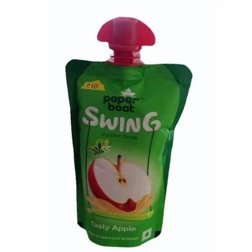 Fruit Juice - 125ml Cloudy White Apple Flavor Pouch | Made with Sugar, Refreshing and Natural Taste