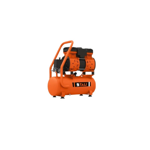 Industrial Air Compressor - 15 Litre Tank, 254 L/Min Flow Rate, Air Cooled, Portable Design, 79 DBA Noise Level, 1 Year Warranty, Filter Type 27 SEC, Orange