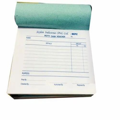 Personalised Invoice Book - Paper, Rectangular Shape, 2 Micron Thickness | Bright Pages, Eco Friendly, Ideal for Home, Office, and School Use