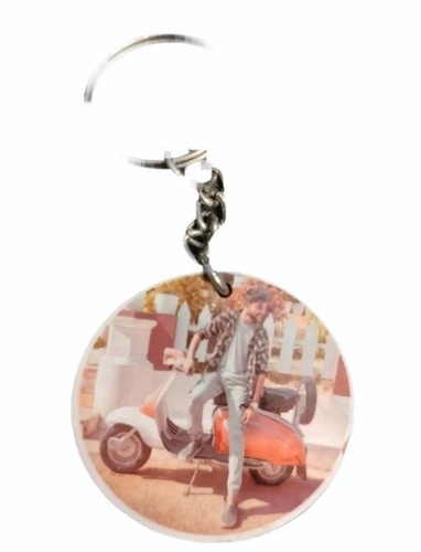Photo Key Chain - Durable Material, Lightweight Design, Smooth Finish | Customizable Surface, Easy to Attach, Versatile Use