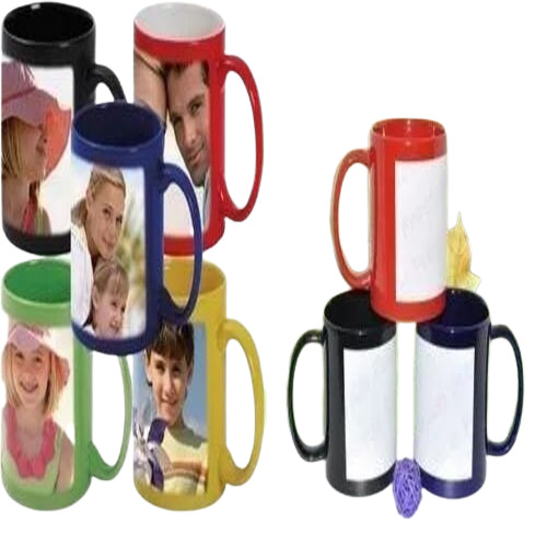 Photo Printed Ceramic Mug - 11 Oz, Black, Red, Green, Yellow Colors | Perfect Gifting Option, Stylish Box Packaging