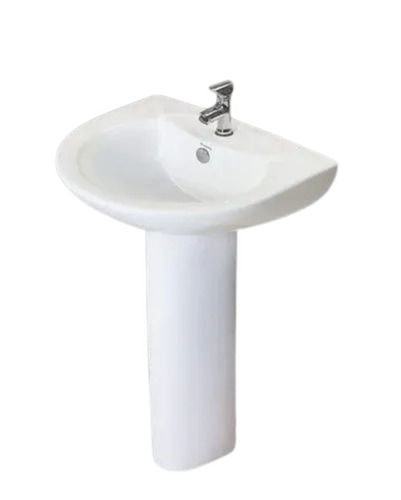 White Pedestal Wash Basin