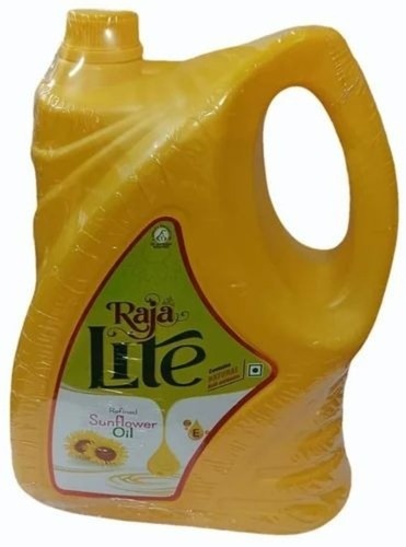 Raja Lite - 5 Litre Organic Refined Sunflower Edible Oil | 100% Purity, Grade A, Ideal for Cooking