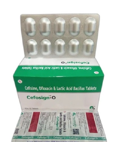 Cefixime Lactic Acid Bacillus Tablet - Medicine Grade, Prescription Required for Hospital and Clinic Use