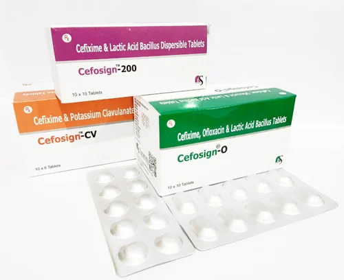 Cefixime, Ofloxacin And Lactic Bacilus Acid Tablets - Medicine Grade Formula, Prescription Required | Ideal For Hospital And Clinic Use