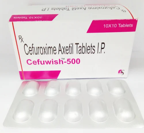 Cefuroxime Axetil Potassium Clavulanate Tablets - Medicine Grade, Prescription Required for Hospital and Clinic Use