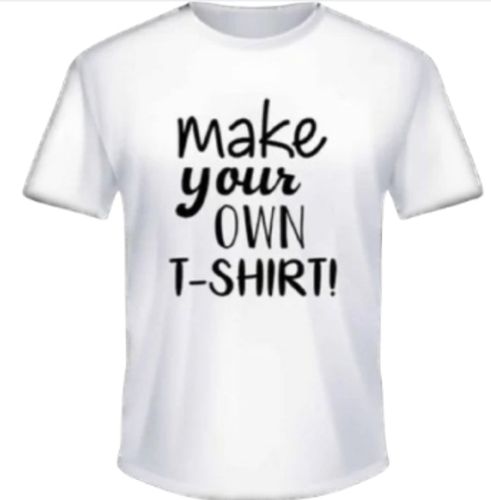 Customized T Shirt - Cotton Material, Plain Design, White Color | Soft Fabric, Comfortable Fit, Customizable Design, High-Quality Print, Durable Material, Breathable, Stylish Look, Vibrant Colors, Machine Washable, Versatile Wear