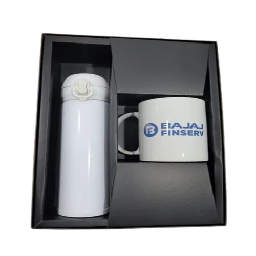 Diwali Corporate Gifting - Pure Grade 80 GSM Thermus Flask Cup Set, Rectangular Box, Multicolor Custom Size, Ideal Corporate Gift