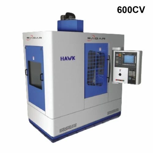 Hawk 600cv Vertical Milling Machine - Mild Steel, 3 Hp | High Efficiency, High Performance, Lower Energy Consumption, Powder Coated