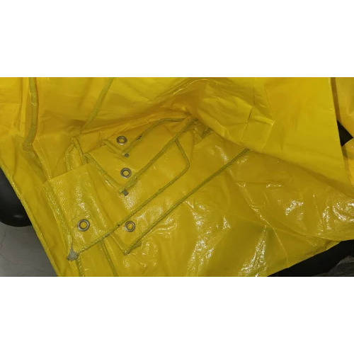 HDPE Laminated Tarpaulin - Waterproof, UV Resistant & Tear Resistant | Standard and Customized Sizes, Yellow Color, Woven Technique, Ideal for Trucks, Home, Agriculture