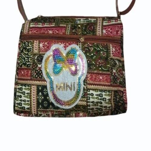 Ladies Embroidered Sling Bag