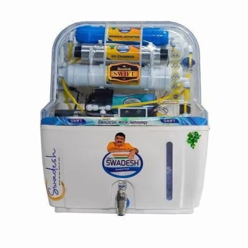 Swift Water Purifier - Wall Mounted/Table Top, 15 Liters Capacity, 100 GPD Membrane, 110 PSI Input Pressure