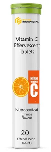 Vitamin C Effervescent Tablets - Medicine Grade, For Hospital And Clinic Use, Prescription Required, Recommended Dosage As Per Prescription