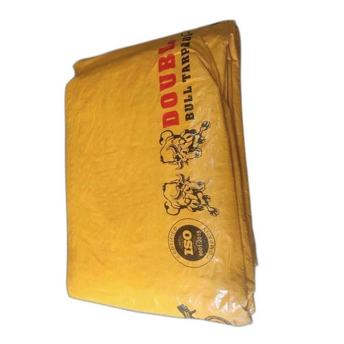 Yellow Printed Plastic Tarpaulins