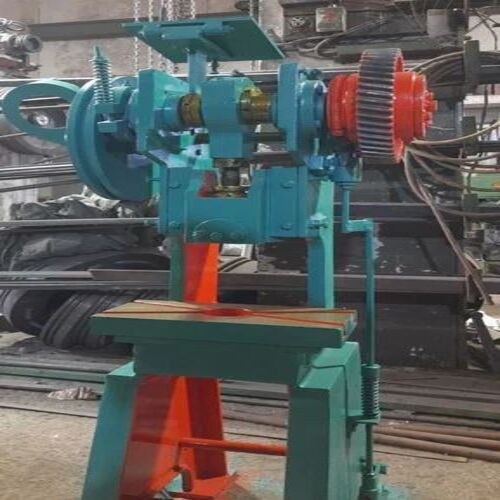 10 Ton Power Press - Mild Steel Customized Size Green and Blue Color Manual Operation