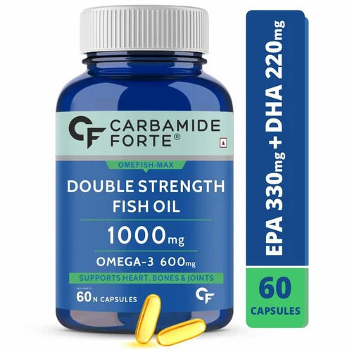 1000mg Double Strength Fish Oil Capsules