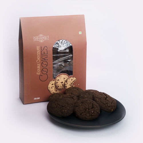 Double Chocolate Cookies - Soft, Chewy Texture | Gluten-Free, Loaded with Chocolate Chunks, Perfect for Milk Pairing