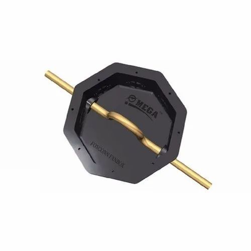 Electric Fan Box - Plastic Powder Coated Finish Black Color Side Cable Entry | Ideal for Ceiling Fixtures