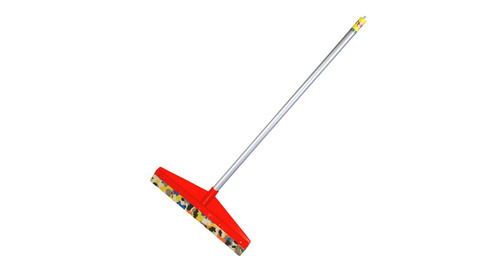 Floor Wipers - Plastic, Standard Size, Orange & Silver | Lightweight, Washable, Superior Water and Crack Resistant