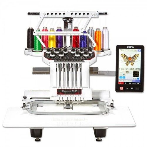 Genuine Brother Pr1000e 10 Needle Embroidery Machine