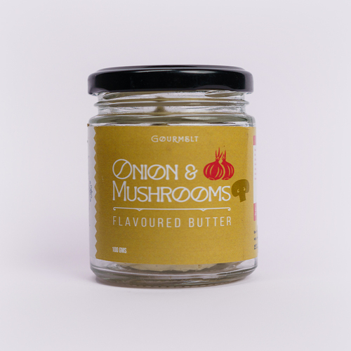 Onion and Mushroom Butter - 250 Grams, Light Brown Color | Savory Flavor, Rich Creamy Texture, Ideal for Cooking and Spreading