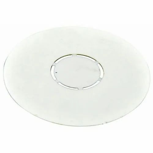 Plain Fan Plate - PVC, 4 Inch, Round, White | Industrial Application, Plain Pattern