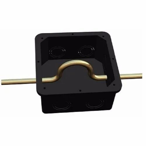 PVC Ceiling Box - PVC Material Square Shape Black Color | Customizable Size & Durable Plastic Design