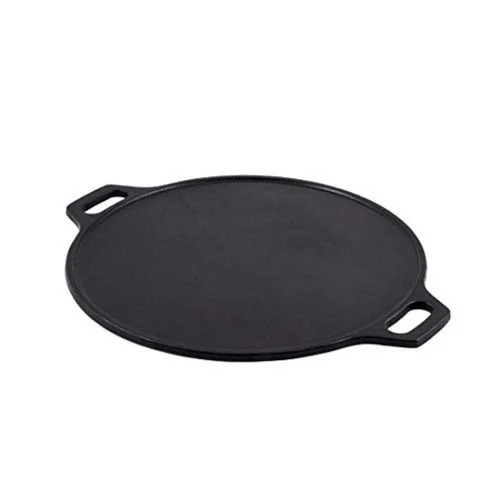 14 Inches Bhagya Cast Iron Cookware Pre-Seasoned Dosa Tawa