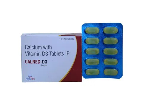 Calcium With Vitamin D3 Tablets - Medicine Grade, As Per Prescription Required, For Hospital and Clinic Use