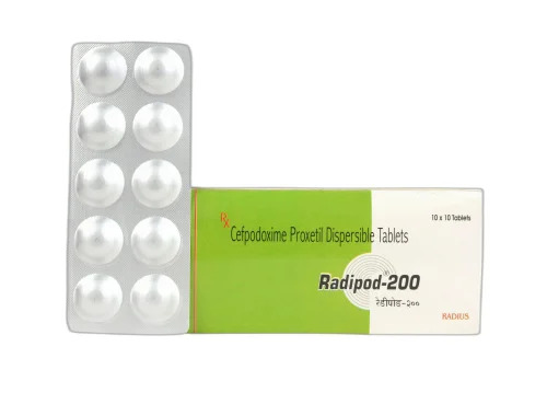 Cefpodoxime Proxetil Dispersible Tablets - Grade Medicine, Prescription Required for Hospital and Clinic Use