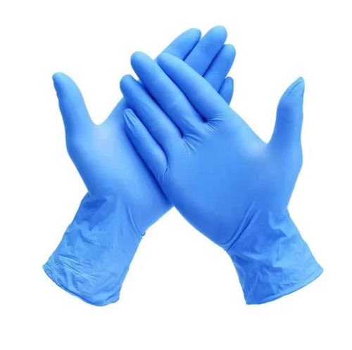 Disposable Nitrile Gloves - Medical Grade, Sterilized, Blue Color | Lightweight Design, Comfortable Fit, Excellent Grip, Plain Pattern