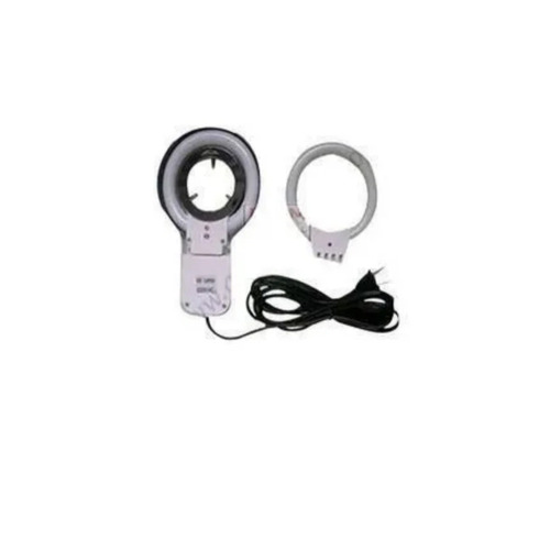 Fluorescent Ring Lamp - Plastic Round Design, 38mm-61mm Diameter Range, 8W Cool Daylight, Bright Illumination for Stereo Microscopes - Modern Reflecting Housing
