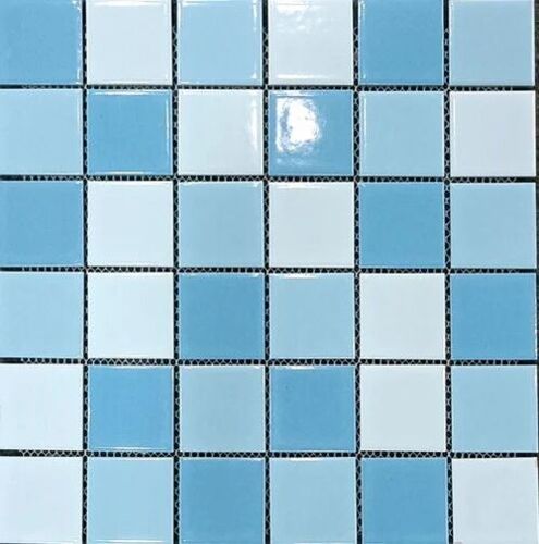 Mosaic Tile - Ceramic Mosaic 1x1 Feet, Multi Color, Gloss Finish | Durable, Wear-Resistant, Fine Finished, Very Good Quality