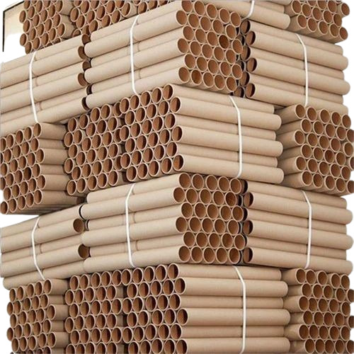 Packaging Paper Tube - Paper Material, Customized Size, Brown Color | Durable, Fine Finished, Very Good Quality, Plain Pattern, Industrial Core Usage