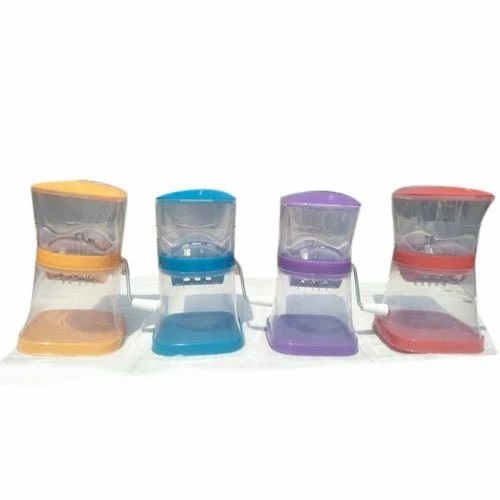 Plastic Chilly Cutter - Stainless Steel Blade, 128gm Weight, Multicolor ABS Body | Ideal for Efficient Chilly Cutting