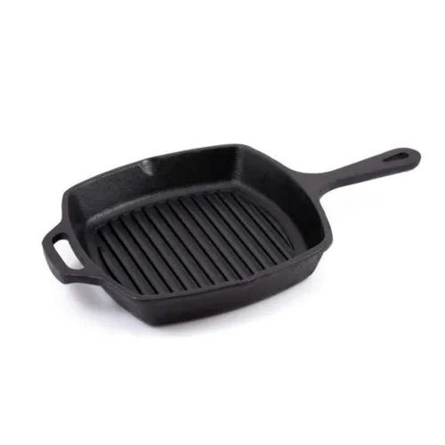 Preseasoned Grill Pan Cast Iron With Handle