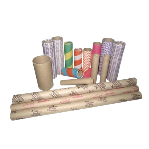 Printed Paper Tube - Customized Size Multicolor Printed Durable Fine Finished Design | Ideal for Industrial Usage