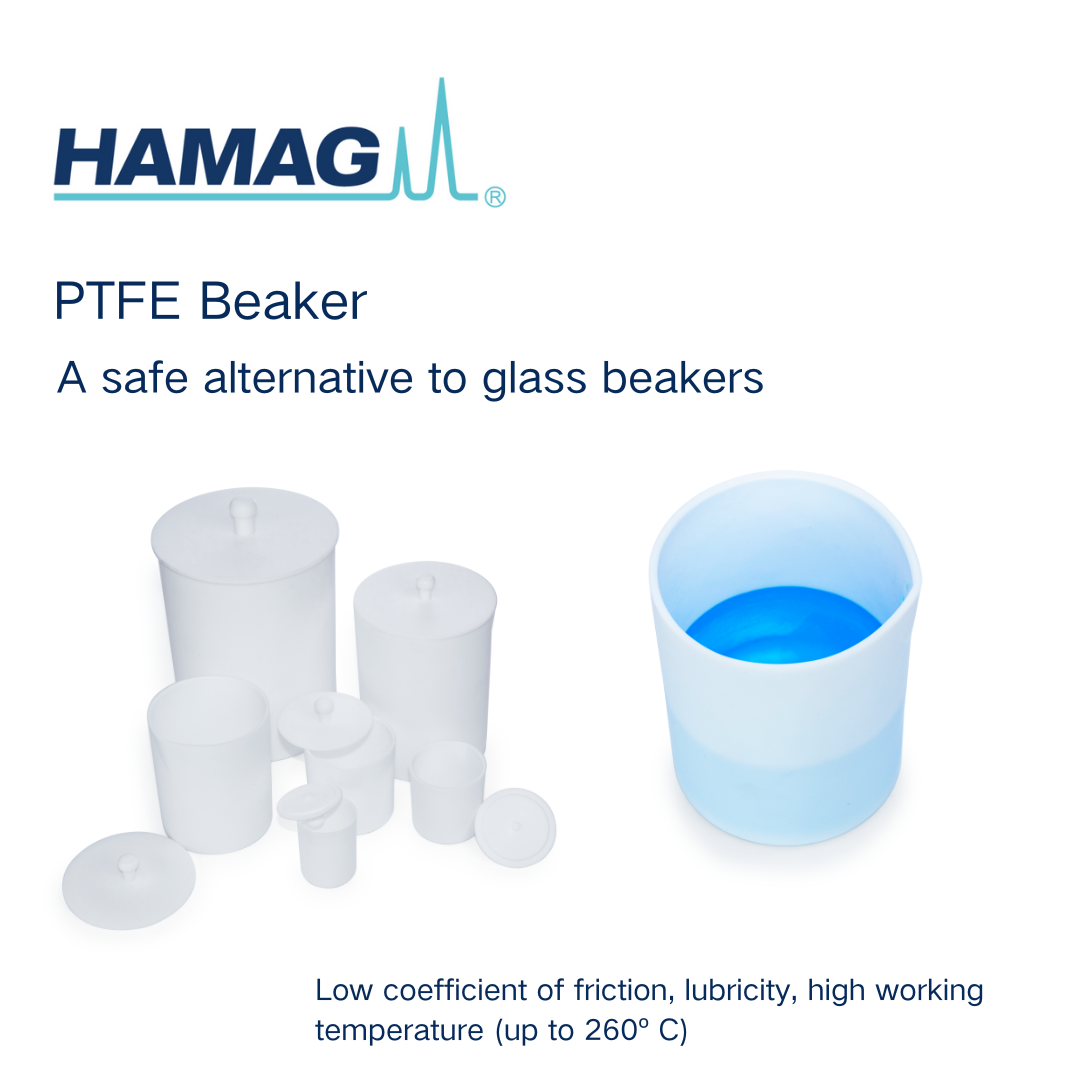 Ptfe Beaker - Color: White