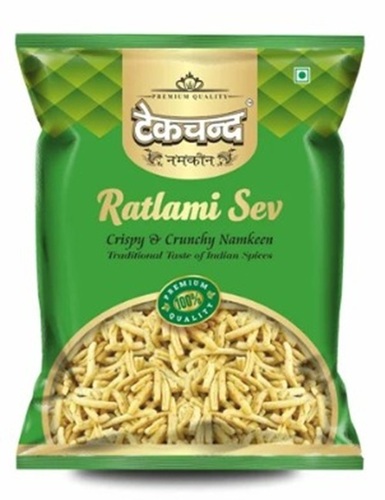 Ratlami Sev Namkeen - Food Grade, Low Fat, Easy To Digest Snack | FSSAI Certified, Salty & Spicy Taste, Plain Texture