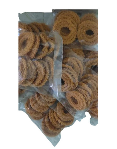 Ring Shaped Murukku - 100% Pure Vegetarian, Brown Color | Easy To Digest, Ready To Eat, Hygienically Prepared, Salty Taste