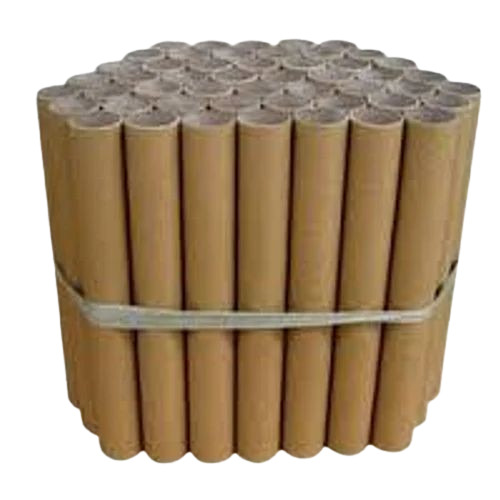 Textile Paper Tube - Customized Size, Brown Color | Durable Material, Fine Finished, Very Good Quality, Plain Pattern