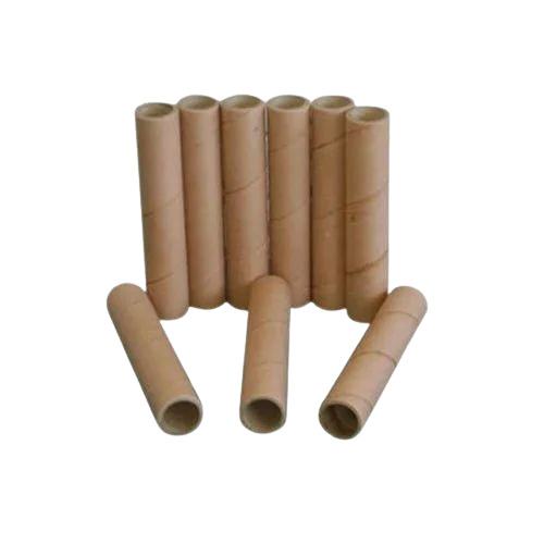 Textile Wrapping Paper Tube - Brown Paper Material, Customized Size , Durable Plain Design with Fine Finish
